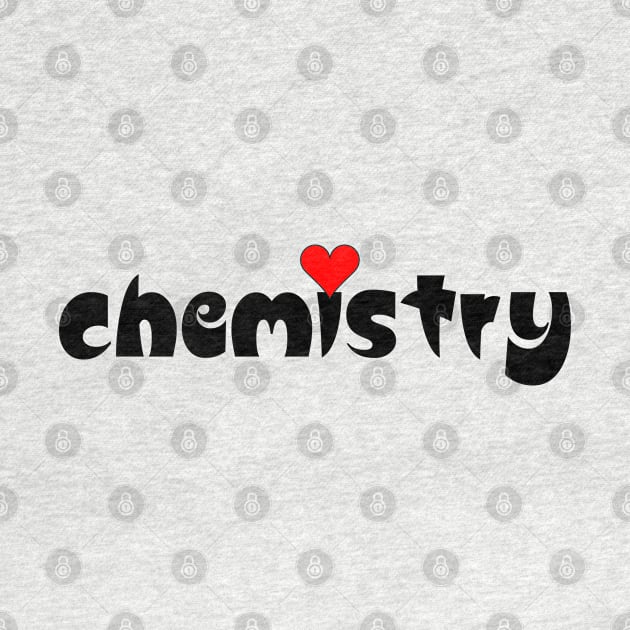 Chemistry Small Heart by Barthol Graphics